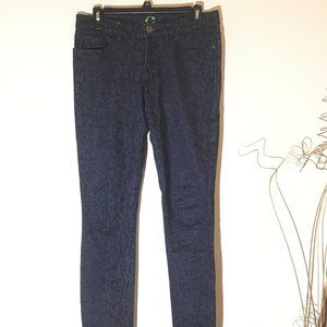 NWOT C Wonder Women Skinny Snake Animal Print Jean